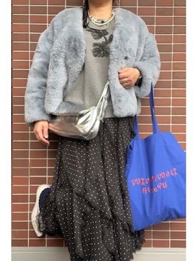 「3coins（3coins）のアイテム」を使った、猫山さん（レディース・161cm）の春コーディネート