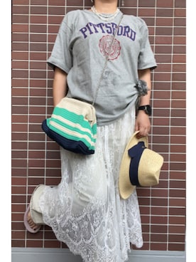 猫山さん(レディース・161cm)の夏コーディネート