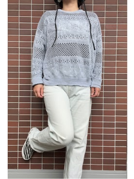 「アイテム（ピアス（両耳用））」を使った、猫山さん（レディース・161cm・40代）の春コーディネート