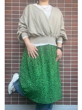 「COQULE（コクレ）のアイテム」を使った、猫山さん（レディース・161cm）の春コーディネート