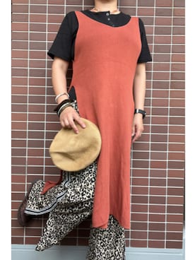 「無（ム）のアイテム」を使った、猫山さん（レディース・161cm）の夏コーディネート