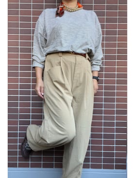 「アイテム（財布/小物）」を使った、猫山さん（レディース・161cm・40代）の秋コーディネート