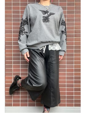 「ORiental TRaffic（オリエンタルトラフィック）のアイテム」を使った、猫山さん（レディース・161cm）の春コーディネート