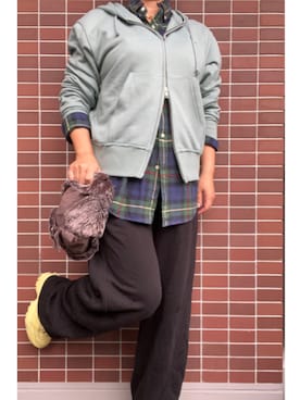 「アイテム（ネックレス）」を使った、猫山さん（レディース・161cm・40代）の秋コーディネート