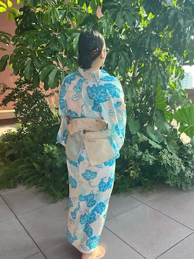「ear PAPILLONNER（イアパピヨネ）のアイテム」を使った、猫山さん（レディース・161cm）の夏コーディネート