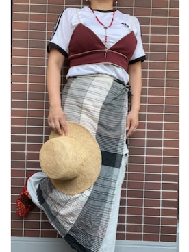猫山さん(レディース・161cm)の夏コーディネート