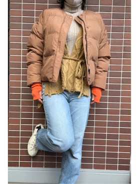 猫山さん（レディース・161cm）の冬コーディネート