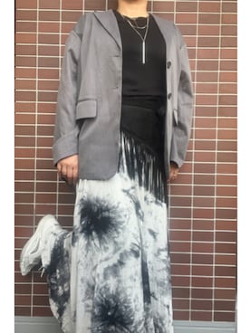 「PAGEBOY（ページボーイ）のアイテム（ジャケット/アウター）」を使った、猫山さん（レディース・161cm）の春コーディネート