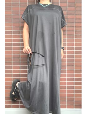 「アイテム（ネックレス）」を使った、猫山さん（レディース・161cm・40代）の夏コーディネート