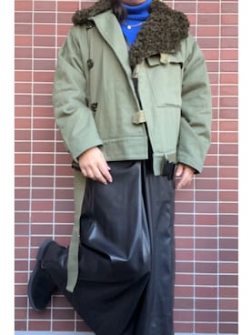 「AmiAmi（アミアミ）のアイテム」を使った、猫山さん（レディース・161cm）の冬コーディネート