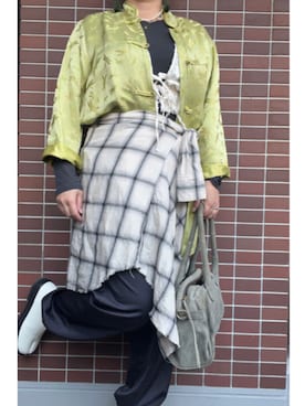 「COQULE（コクレ）のアイテム」を使った、猫山さん（レディース・161cm）の春コーディネート