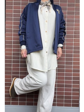 「COQULE（コクレ）のアイテム」を使った、猫山さん（レディース・161cm）の春コーディネート