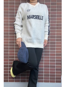 「アイテム（レギンス/スパッツ）」を使った、猫山さん（レディース・161cm）の冬コーディネート