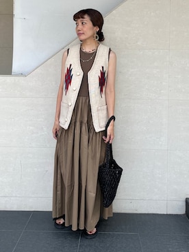 本橋さん（レディース・154cm）の夏コーディネート