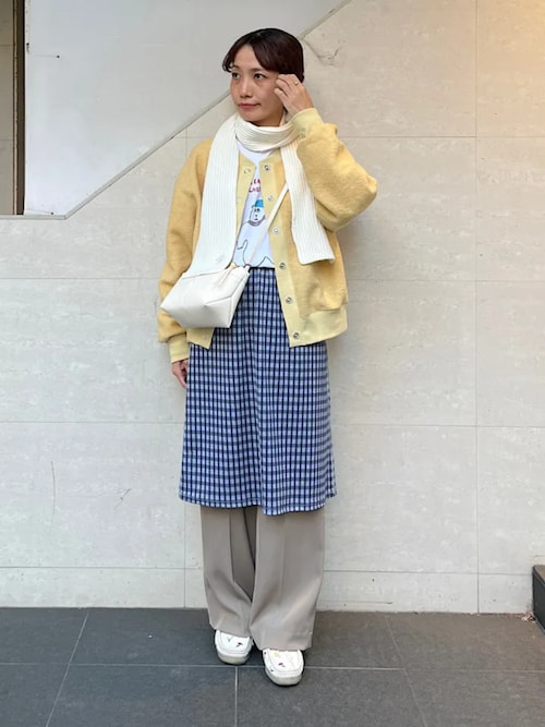 細幅 刺繍 ニット マフラー（マフラー）｜SHIPS（シップス）の