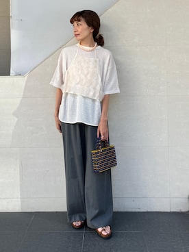 本橋さん(レディース・154cm)の夏コーディネート