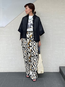 本橋さん（レディース・154cm）の夏コーディネート