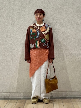 本橋さん(レディース・154cm)の秋コーディネート