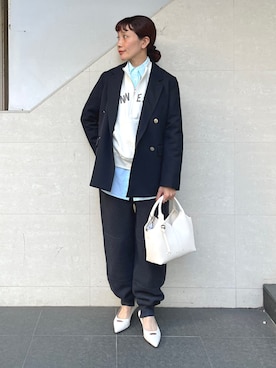 本橋さん(レディース・154cm)の春コーディネート