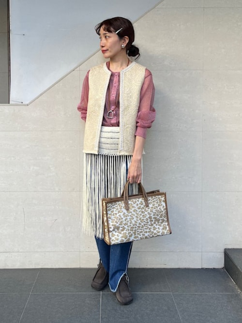 BINDU ベスト ジレ 「SHIPS別注」BINDU:ブレード テープ