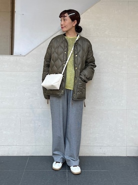 「SHIPS for women」｜本橋さん（レディース・154cm）の秋コーディネート