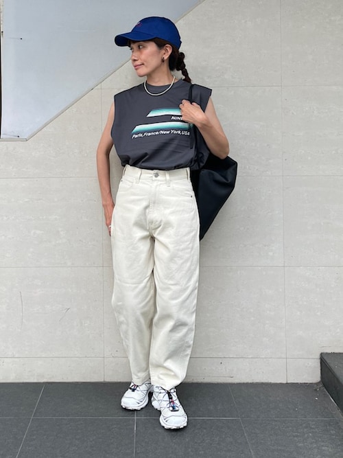 tシャツ SHIPS NINE CASE:ロゴ ノースリーブ TEE レディース SHIPS NINE CASE:ロゴ ノースリーブ TEE｜ SHIPS 公式サイト