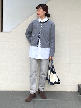 本橋さん（レディース・154cm）の春コーディネート