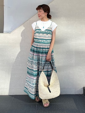 本橋さん（レディース・154cm）の夏コーディネート