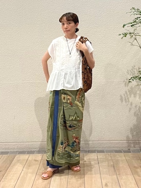 本橋さん(レディース・154cm)の夏コーディネート