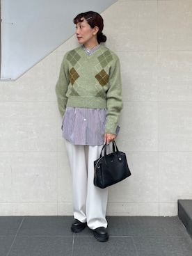 本橋さん(レディース・154cm)の秋コーディネート