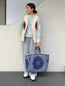 本橋さん（レディース・154cm）の冬コーディネート