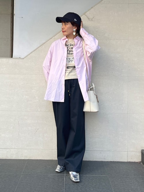 手洗い可 / 撥水加工〉サイド ポケット 裾 ドロスト パンツ（その他