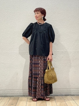 「IPANEMA（イパネマ）のアイテム」を使った、本橋さん（レディース・154cm）の夏コーディネート