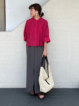 本橋さん（レディース・154cm）の夏コーディネート