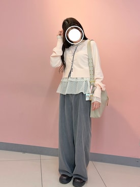 「idem（イデム）のアイテム（バッグ）」を使った、yunaさん（レディース・163cm）の春コーディネート