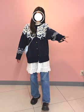 「idem（イデム）のアイテム（トップス）」を使った、yunaさん（レディース・163cm）の春コーディネート