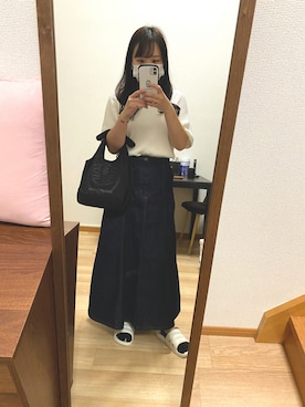 「iFace（アイフェイス）のアイテム」を使った、a.さん（レディース・155cm）の秋コーディネート