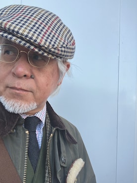 「鎌倉シャツ（カマクラシャツ）のアイテム（シャツ/ブラウス、ホワイト系）」を使った、しまうまおじさんさん（メンズ・165cm）の春コーディネート