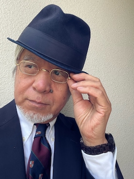 「ALDEN（オールデン）のアイテム」を使った、しまうまおじさんさん（メンズ・165cm）の春コーディネート