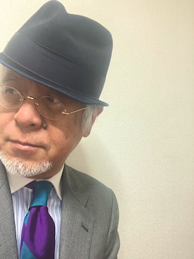 「アイテム（スーツセット）」を使った、しまうまおじさんさん（メンズ・165cm）の秋コーディネート