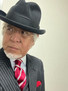 「Lunor（ルノア）のアイテム」を使った、しまうまおじさんさん（メンズ・165cm）の春コーディネート