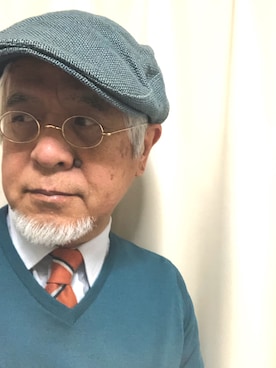 「EDIFICE（エディフィス）のアイテム（フォーマルスーツ/小物）」を使った、しまうまおじさんさん（メンズ・165cm）の冬コーディネート