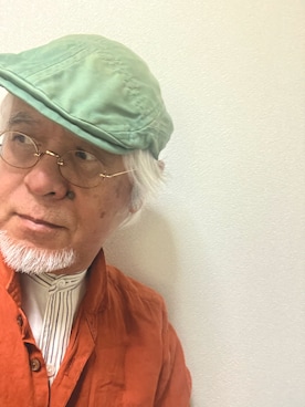 「アイテム（カバーオール）」を使った、しまうまおじさんさん（メンズ・165cm）の夏コーディネート