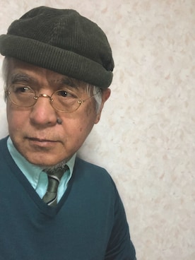 「EDIFICE（エディフィス）のアイテム（フォーマルスーツ/小物）」を使った、しまうまおじさんさん（メンズ・165cm）の冬コーディネート