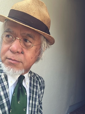 「アイテム（ジャケット/アウター）」を使った、しまうまおじさんさん（メンズ・165cm・70代）の秋コーディネート