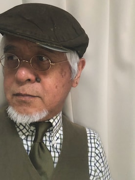 「Jacques Marceau（ジャックマルソー）のアイテム」を使った、しまうまおじさんさん（メンズ・165cm）の夏コーディネート