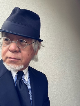 「アイテム（スーツセット）」を使った、しまうまおじさんさん（メンズ・165cm）の春コーディネート