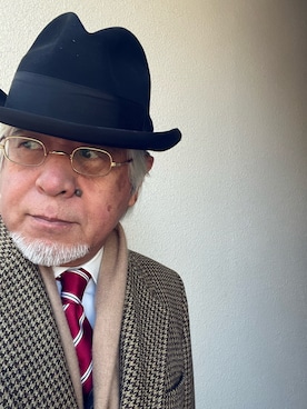 「Lunor（ルノア）のアイテム」を使った、しまうまおじさんさん（メンズ・165cm）の春コーディネート