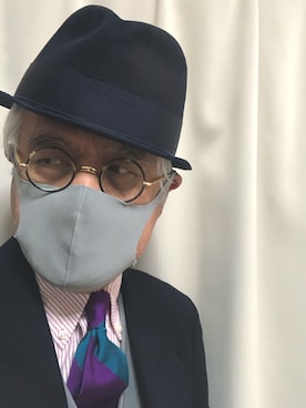 「アイテム（スーツセット）」を使った、しまうまおじさんさん（メンズ・165cm）の春コーディネート