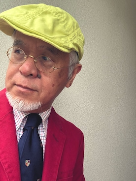 「アイテム（フォーマルスーツ/小物）」を使った、しまうまおじさんさん（メンズ・165cm）の秋コーディネート